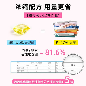 朴物大美朴物大美香氛洗衣凝珠持久留香浓缩洗衣液洁净除螨8g*42颗*1盒