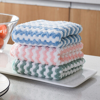 妙然珊瑚绒抹布25*25cm*10条吸水厨房洗碗布百洁布擦手巾家务清洁抹布 妙然珊瑚绒抹布25*25cm*10条吸水厨房洗碗布百洁布擦手巾家务清洁抹布