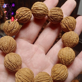 俏帛文玩猴头核桃手窜高密矮桩双琪南瓜桩凤羽土豪老型雕刻存手工 手