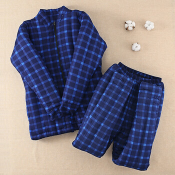 摩乐图手工棉花棉袄男棉衣棉裤套装士冬季成人加厚宽松老年人保暖爸爸