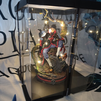 斑带土暗部卡卡西模型男生生日礼物 阿飞带土 透明灯光礼盒 手提袋