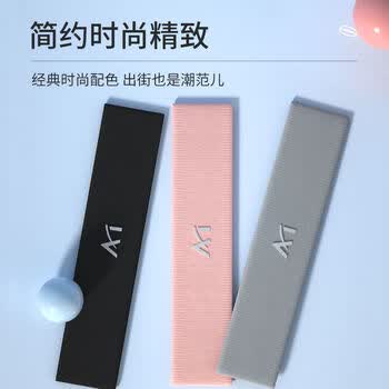 曼迪卡威（Mdikawe）运动发带止汗带吸汗头带男女跑步篮球导汗带头巾束发头箍额头黑色