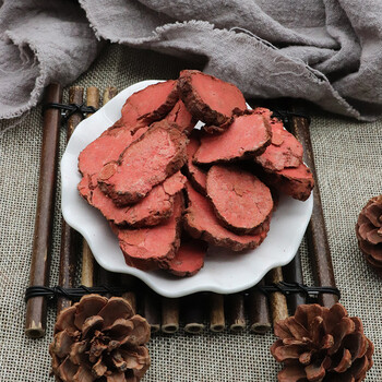 朱茯神250g克硃茯神新货 朱砂制茯神 茱茯神朱伏神天然中药材 朱茯神