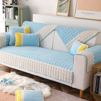 套七字型沙发垫贵妃位一体套罩u型简约现代组合新年办公室通用七字形
