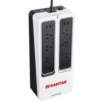 山特（SANTAK） TG-BOX 600 UPS不间断电源【600VA/360W】NAS自动识别后备式家用办公电脑稳压电源