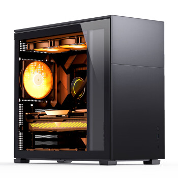 乔思伯（JONSBO）松果D41 标准版黑色 ATX机箱（双360冷排/ATX电源/Type-c Gen2 10Gbps+/垂直风道/长显卡）
