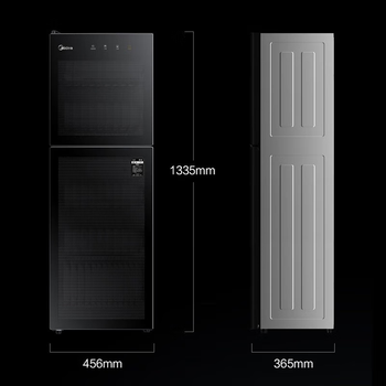 美的（Midea）消毒柜150升橱柜商用二星级消毒家用上下双门独立控制厨房碗筷餐具奶瓶柜消毒碗柜150R02
