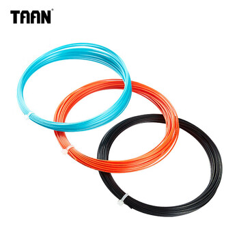 TAAN泰昂网球线十角POLY硬线控球高弹性耐打TT5850桔色12M单条力量