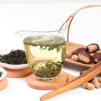 崂卓崂山绿茶2025新茶500g 浓豆香口粮茶 山东青岛特产