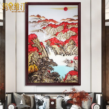 现代中式珐琅彩价格报价行情- 京东