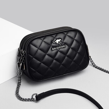 酷奇袋鼠【高端品牌】旗舰时尚真皮小包包女士斜挎包2022新款链条