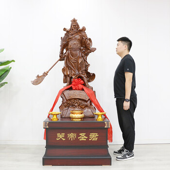 关公像树脂图片- 京东