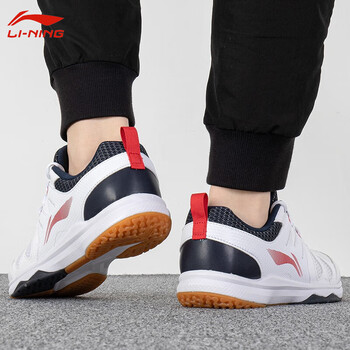 李宁（LI-NING）羽毛球鞋男鞋全能王耐磨防滑透气训练鞋跑步运动鞋