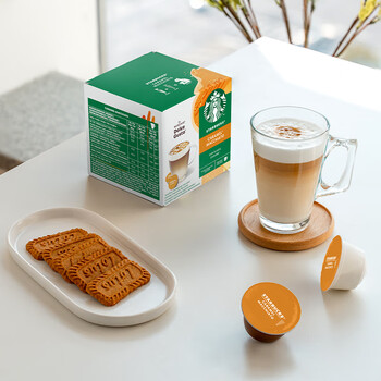 星巴克(Starbucks)胶囊咖啡焦糖玛奇朵12颗127.8g 进口咖啡花式 适用多趣酷思咖啡机 星巴克(Starbucks)胶囊咖啡焦糖玛奇朵12颗127.8g 进口咖啡花式 适用多趣酷思咖啡机