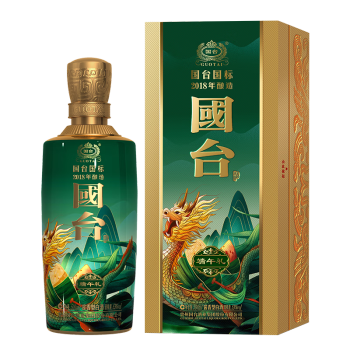 国台龙禧祥瑞53度酱香型白酒500ml 大曲坤沙高端年份酒53度500mL