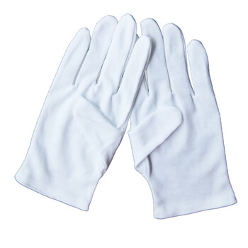 纯棉白色手套礼仪手套全棉手套检查手套表演白手套演出舞蹈保安司机