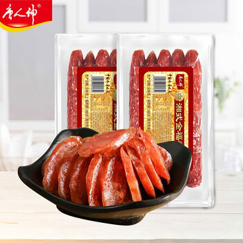 唐人神香肠腊肉腊味湖南特产腊味湘味 湘式金福香肠200g*2