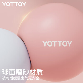 yottoy普拉提小球瑞士瑜伽球迷你25cm塑形蜂腰翘臀健身体操运动平衡球女