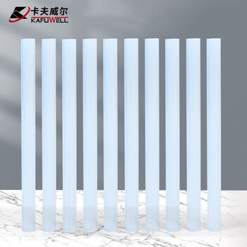 卡夫威尔高粘度零甲醛热熔胶棒家用手工胶条 10支装 7*150mm OT3568