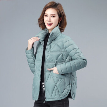 aignesa羽绒服女短款冬季小个子2023年新款休闲宽松轻薄羽绒服外套