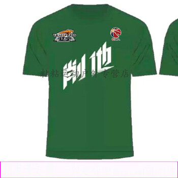 泽希雪辽宁男篮削他t恤cba总决赛本钢队服装飞豹看衣主场绿色短袖绿色