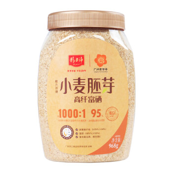 精力沛低GI小麦胚芽高纤富硒未提取麦胚油 无加蔗糖高蛋白营养麦片968g