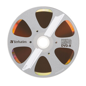 威宝（Verbatim）DVD-R 光盘/刻录盘 16速4.7GB 数码老电影  桶装50片 空白光盘 62244