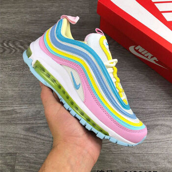 max97耶稣圣水万花筒湖水绿篮联名白气垫慢跑鞋运动鞋休闲鞋 a nike