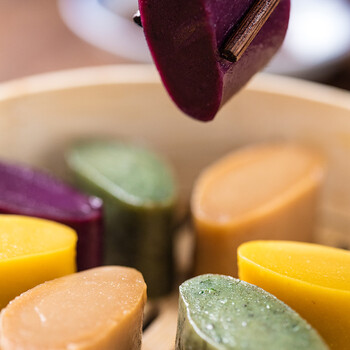 【莱州湾】彩虹年糕 五彩果蔬年糕 宁波特产舌尖上的中国 500g