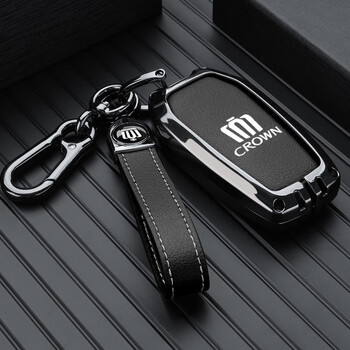 爱温适用14代丰田皇冠钥匙套专用18款男女壳13代扣包汽车改装配件装饰