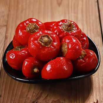 老坛子四川泡菜下饭菜方便菜泡红珠子椒200g1袋
