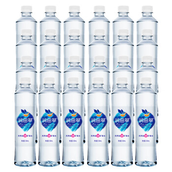 润田翠（runtian） 天然含硒矿泉水 会议办公 家庭饮用水  350ml*24瓶 整箱