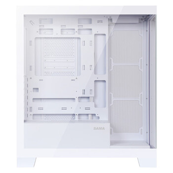 先马(SAMA)元境界白色ATX海景房机箱 顶部可拆卸水冷架/双360水冷位/双面玻璃/双U3+Type-C/支持背插式主板 先马(SAMA)元境界白色ATX海景房机箱 顶部可拆卸水冷架/双360水冷位/双面玻璃/双U3+Type-C/支持背插式主板