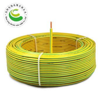沈阳电线电缆有限公司-ZR-BV-450/750V-1X1.5mm²国标铜芯电线阻燃单芯硬线-95米捆-黄绿双色