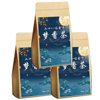 【官方】28味金方梦香茶酸枣仁茶安舒茶睡眠茶多梦茶 巩固加强装【买2