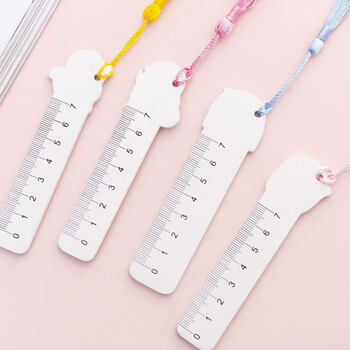 【全网低价】狮洛德 书签开学礼物奖品学生直尺幼儿园卡通同学生日礼物教学奖品 网红鸭4支装伴手礼