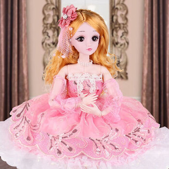 唱歌可眨眼智能语音对话60厘米大号洋娃娃玩具公主过家家儿童玩具女孩