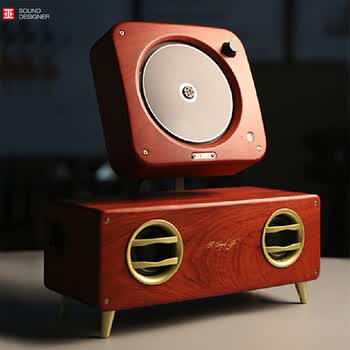 定制巫单曲人生2 1实木cd机光盘播放器桌面蓝牙音响一体听专辑学英语花梨木 实木版 图片价格品牌报价 京东