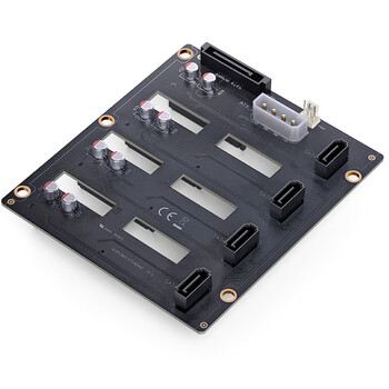 乔思伯（JONSBO）N4 黑色 NAS机箱（M-ATX主板/SFX电源位/胡桃木饰板/分仓结构/6大2小硬盘位/120mm*1风扇）