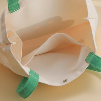 国誉（KOKUYO）Tyakasha塔卡沙联名托特包便携时尚帆布袋ins手提袋补习袋单肩包 补习袋 米色1个 WSG-KB3M02-7