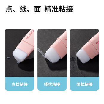 得力21gPVP三角固体胶水 高粘度无甲醛胶棒 高颜值学生文具 单支随机颜色 办公用品 NS142