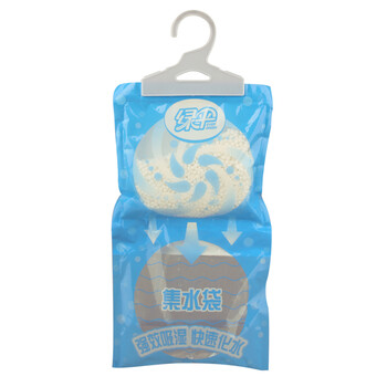 绿伞吊挂式除湿袋 室内除湿干燥剂 房间衣柜防潮防霉剂 220g*10袋