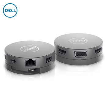 戴尔（DELL）DA310 扩展坞Type-c 便携七合一 拓展坞90W反向供电 Type-c转DP/VGA/HDMI/USB-A×2/以太网/USB-C