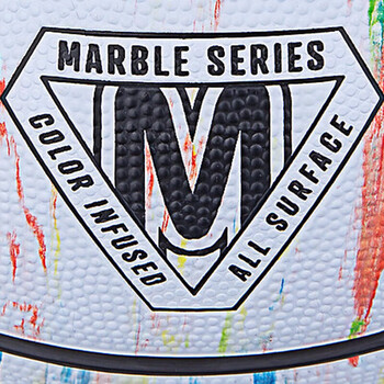 斯伯丁(SPALDING)耐磨经典花球7号橡胶篮球84-404Y