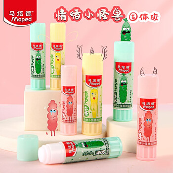 马培德(Maped)PVA固体胶棒21g 高粘度快干耐用胶棒 学生儿童手工DIY制作办公用品 颜色随机 746710CH情绪小怪兽 马培德(Maped)PVA固体胶棒21g 高粘度快干耐用胶棒 学生儿童手工DIY制作办公用品 颜色随机 746710CH情绪小怪兽