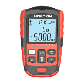诺可信（Nokoxin） 迷你光功率红光一体机高精度迷你光功率计红光笔光纤测试仪网线测试仪4合1锂电款30MW【-50~+26】