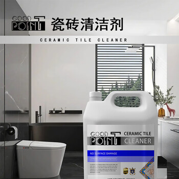 GOOD POINT瓷砖清洁剂2500ml 强力去污去水泥地板地面渗色去黄除垢剂清洗剂