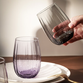 帕莎帕琦（Pasabahce）进口玻璃杯无铅水杯饮料啤酒杯380毫升1只420405灰色