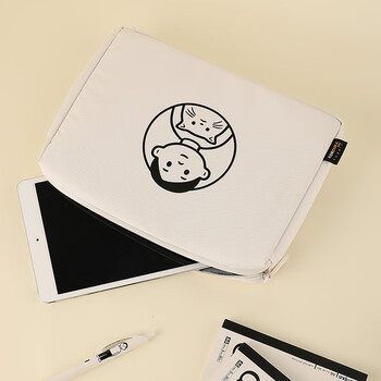 国誉(KOKUYO)Noritake联名包中包iPad收纳包苹果平板电脑收纳包适用11英寸 白色 1个 WSG-BB2X01W