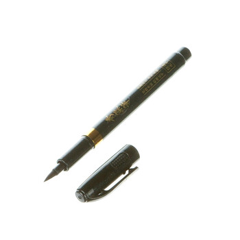 晨光（M&G）硬笔书法笔软笔钢笔式毛笔美术专用中楷软头笔极细秀气笔黑色AWBY0102A 1支